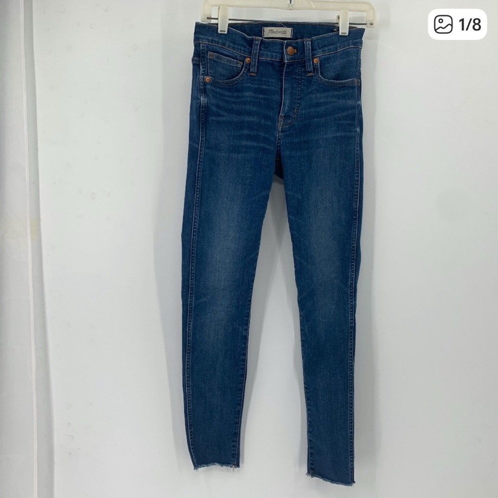 Madewell Deep Indigo Ankle Jeans